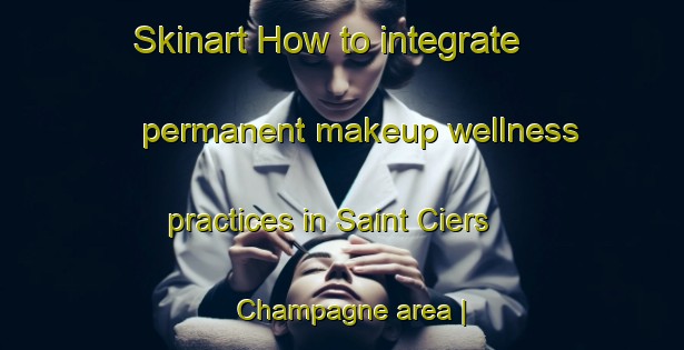 Skinart How to integrate permanent makeup wellness practices in Saint Ciers Champagne area | PermanentmakeupTraining | PermanentmakeupClasses | SkinartTraining-France